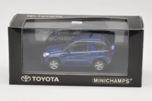 Toyota RAV4 Temno Modra Siva Notranjost Minichamps 1:43 433166004 Kovina – slika 4 od 4