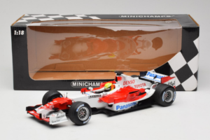 Toyota TF105 #17 R. Schumacher Panasonic Toyota Racing 2005 Minichamps 1:18 100050017 Kovina – slika 7 od 7