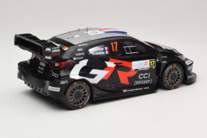 Toyota GR Yaris Rally1 #17 S. Ogier / V. Landais Rally Islas Canarias 2025 IXO 1:18 18RMC249B Kovina – slika 2 od 6