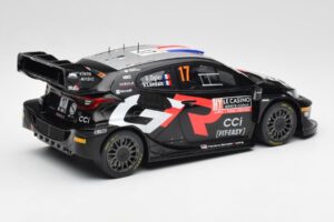 Toyota GR Yaris Rally1 #17 S. Ogier / V. Landais Rally Monte Carlo 2024 IXO 1:18 18RMC196 Kovina – slika 2 od 6