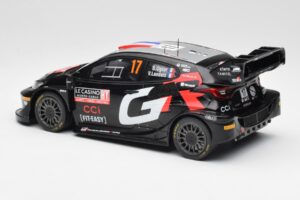 Toyota GR Yaris Rally1 #17 S. Ogier / V. Landais Rally Monte Carlo 2024 IXO 1:18 18RMC196 Kovina – slika 5 od 6
