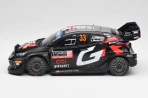 Toyota Yaris Rally1 WRC #33 E. Evans / S. Martin Rally Monte Carlo Night Version 2024 IXO 1:18 18RMC197 Kovina – slika 3 od 6