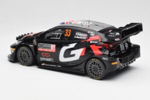 Toyota Yaris Rally1 WRC #33 E. Evans / S. Martin Rally Monte Carlo Night Version 2024 IXO 1:18 18RMC197 Kovina – slika 5 od 6