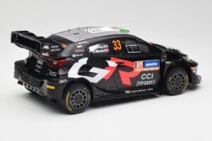 Toyota Yaris Rally1 WRC #33 E. Evans / S. Martin Rally Sweden 2024 IXO 1:18 18RMC200 Kovina – slika 2 od 6