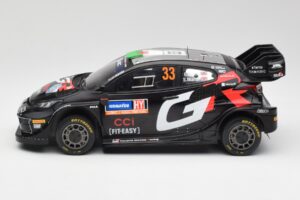 Toyota Yaris Rally1 WRC #33 E. Evans / S. Martin Rally Sweden 2024 IXO 1:18 18RMC200 Kovina – slika 3 od 6