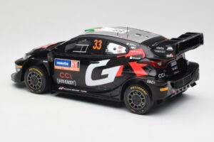 Toyota Yaris Rally1 WRC #33 E. Evans / S. Martin Rally Sweden 2024 IXO 1:18 18RMC200 Kovina – slika 5 od 6