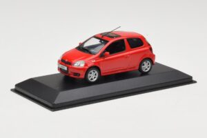 Toyota Yaris TS Rdeča Minichamps 1:43 430166062 Kovina – slika 2 od 4
