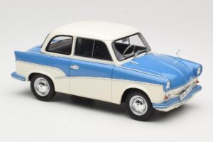 Trabant P50 Svetlomodra Kremna BoS Models 1:18 BOS035 Smola – slika 4 od 6