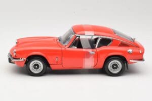 Triumph GT6 Mk3 Rdeč Sun Star 1:18 1056 Kovina – slika 3 od 6