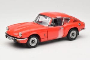 Triumph GT6 Mk3 Rdeč Sun Star 1:18 1056 Kovina