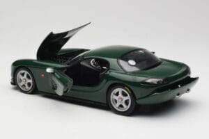 TVR Speed 12 Temno Zelen Hot Wheels 1:18 50429 Kovina – slika 5 od 8