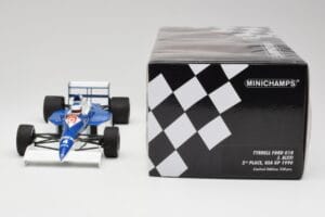 Tyrrell Ford 018 #4 J. Alesi 2nd Place USA GP 1990 Minichamps 1:18 110900004 Kovina – slika 6 od 6