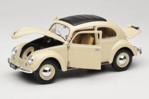 Volkswagen Beetle Type 1 Classic Bel Welly 1:18 18040W Kovina – slika 2 od 8
