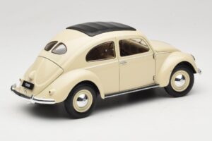 Volkswagen Beetle Type 1 Classic Bel Welly 1:18 18040W Kovina – slika 3 od 8