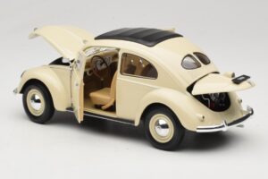 Volkswagen Beetle Type 1 Classic Bel Welly 1:18 18040W Kovina – slika 5 od 8