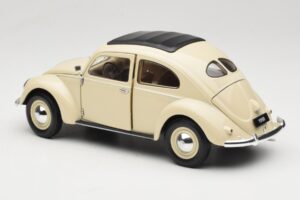 Volkswagen Beetle Type 1 Classic Bel Welly 1:18 18040W Kovina – slika 7 od 8