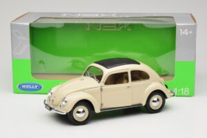 Volkswagen Beetle Type 1 Classic Bel Welly 1:18 18040W Kovina – slika 8 od 8