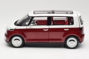 Volkswagen Bulli Minibus Concept Rdeč & Bel Norev 1:18 7E9099203BL9 Kovina – slika 4 od 8