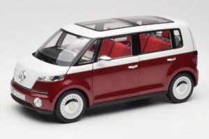 Volkswagen Bulli Minibus Concept Rdeč & Bel Norev 1:18 7E9099203BL9 Kovina