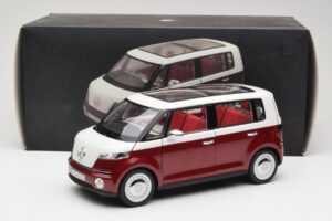 Volkswagen Bulli Minibus Concept Rdeč & Bel Norev 1:18 7E9099203BL9 Kovina – slika 8 od 8