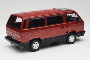 Volkswagen Bus T3 Multivan Magnum Mars Red Metallic KK-Scale 1:18 KKDC180991 Kovina – slika 2 od 6