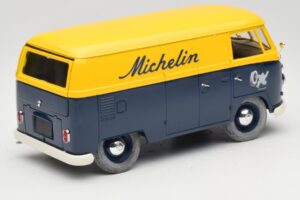 Volkswagen T1 Combi Michelin Črn & Rumen Solido 1:18 9406 Kovina – slika 3 od 8