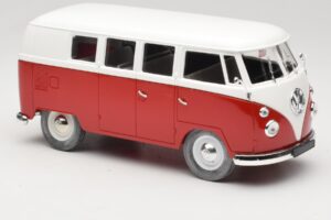 Volkswagen Combi T1 Rdeč & Bela Solido 1:18 8031 Kovina – slika 6 od 8