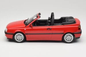 Volkswagen Golf Kabriolet Mk3 Rdeč Norev 1:18 188433 Kovina – slika 3 od 6