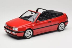 Volkswagen Golf Kabriolet Mk3 Rdeč Norev 1:18 188433 Kovina