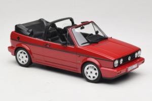 Volkswagen Golf Mk1 Kabriolet Rdeč Norev 1:18 188626 Kovina – slika 4 od 6