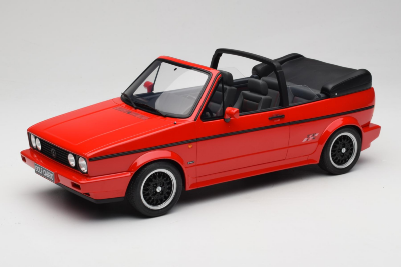 Volkswagen Golf Mk1 Kabriolet Sportline Rdeč Otto 1:12 G095 Smola