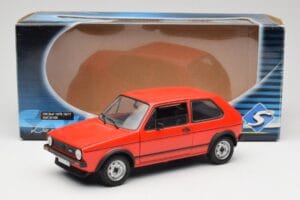 Volkswagen Golf GTI Mk1 Rdeča Solido 1:18 8166 Kovina – slika 8 od 8