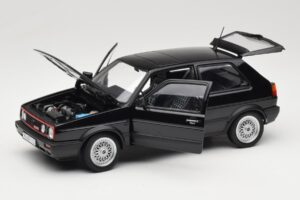 Volkswagen Golf GTI Mk2 Črn Norev 1:18 188444 Kovina – slika 2 od 8