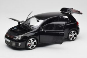 Volkswagen Golf GTI Mk6 Črn Norev 1:18 188502 Kovina – slika 2 od 8