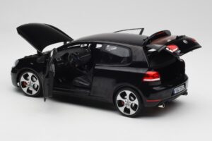 Volkswagen Golf GTI Mk6 Črn Norev 1:18 188502 Kovina – slika 5 od 8