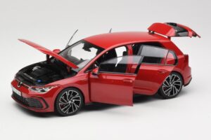 Volkswagen Golf GTI Mk8 Tornado Red Norev 1:18 188595 Kovina – slika 2 od 8
