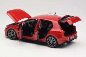 Volkswagen Golf GTI Mk8 Tornado Red Norev 1:18 188595 Kovina – slika 5 od 8
