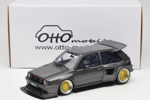 Volkswagen Golf Mk2 Khyzyl Saleem Siv Otto 1:18 OT476 Smola – slika 6 od 6
