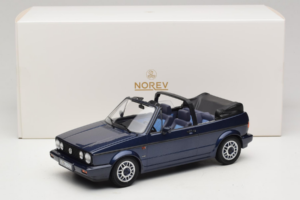 Volkswagen Golf Mk1 Kabriolet Quartett Inca Blue Norev 1:18 188628 Kovina – slika 6 od 6