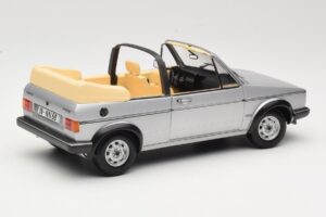 Volkswagen Golf Mk1 Kabriolet Srebrn Sun Star 1:18 VW004 Kovina – slika 3 od 8