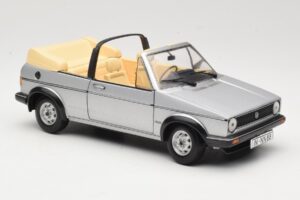 Volkswagen Golf Mk1 Kabriolet Srebrn Sun Star 1:18 VW004 Kovina – slika 6 od 8