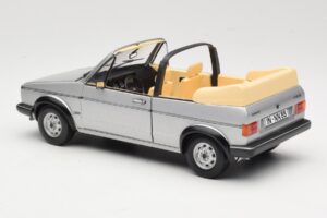 Volkswagen Golf Mk1 Kabriolet Srebrn Sun Star 1:18 VW004 Kovina – slika 7 od 8