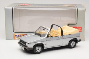 Volkswagen Golf Mk1 Kabriolet Srebrn Sun Star 1:18 VW004 Kovina – slika 8 od 8