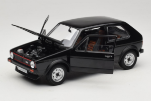 Volkswagen Golf Mk1 GTI Črn Norev 1:18 188487 Kovina – slika 2 od 8