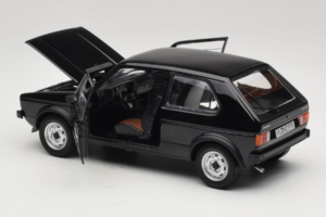 Volkswagen Golf Mk1 GTI Črn Norev 1:18 188487 Kovina – slika 5 od 8