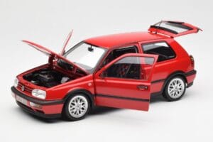 Volkswagen Golf Mk3 GTI Flash Red Norev 1:18 188418 Kovina – slika 2 od 8