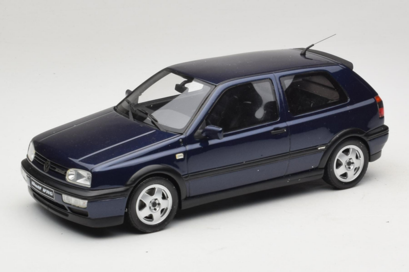 Volkswagen Golf Mk3 VR6 Temno Moder Otto 1:18 OT046 Smola