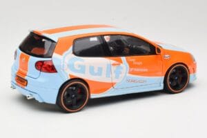 Volkswagen Golf Mk5 Zender Gulf Norev 1:18 188454 Kovina – slika 3 od 8