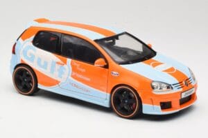 Volkswagen Golf Mk5 Zender Gulf Norev 1:18 188454 Kovina – slika 6 od 8