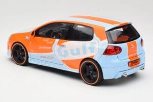 Volkswagen Golf Mk5 Zender Gulf Norev 1:18 188454 Kovina – slika 7 od 8